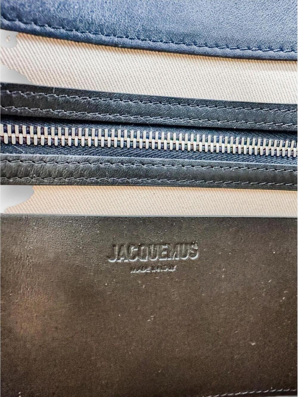 Jacquemus Le Tourni Black Calf Leather Bucket Tote Knotted Handle | NWT - Picture 8 of 8